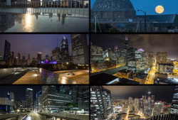 城市夜景视频,璀璨夜色下的城市风情掠影